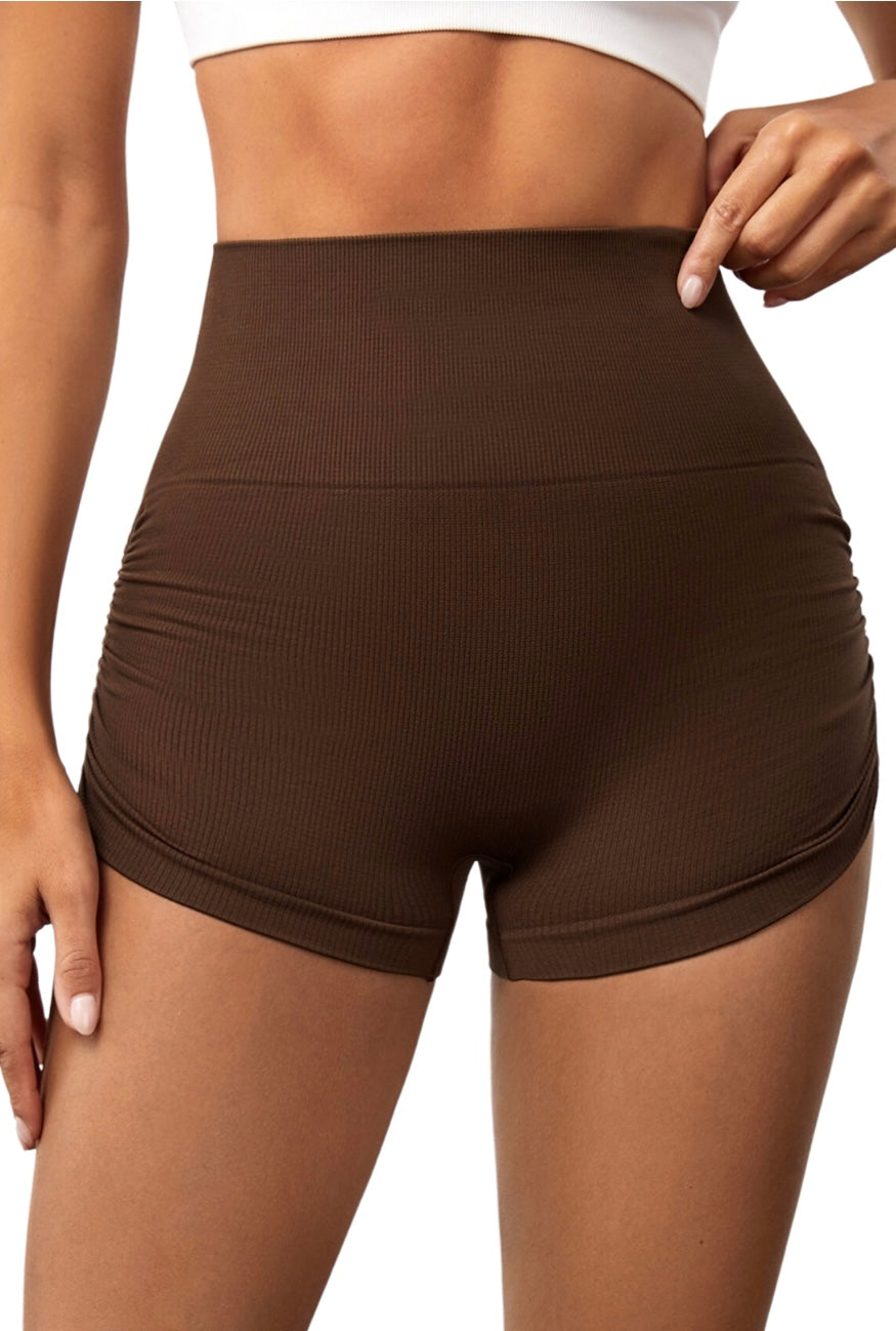 Active Shorts- Brown