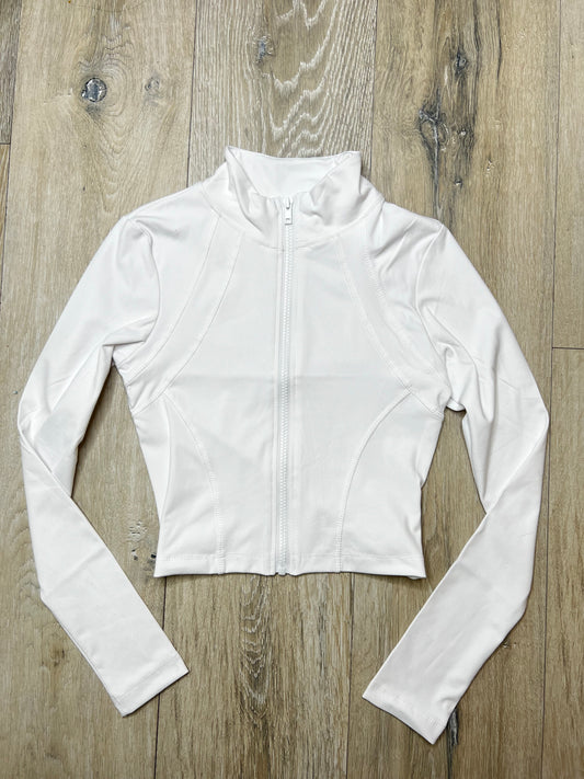 BBL Zip Up- White